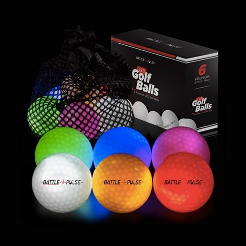 LED Glow Golf Balls (6-Pack)