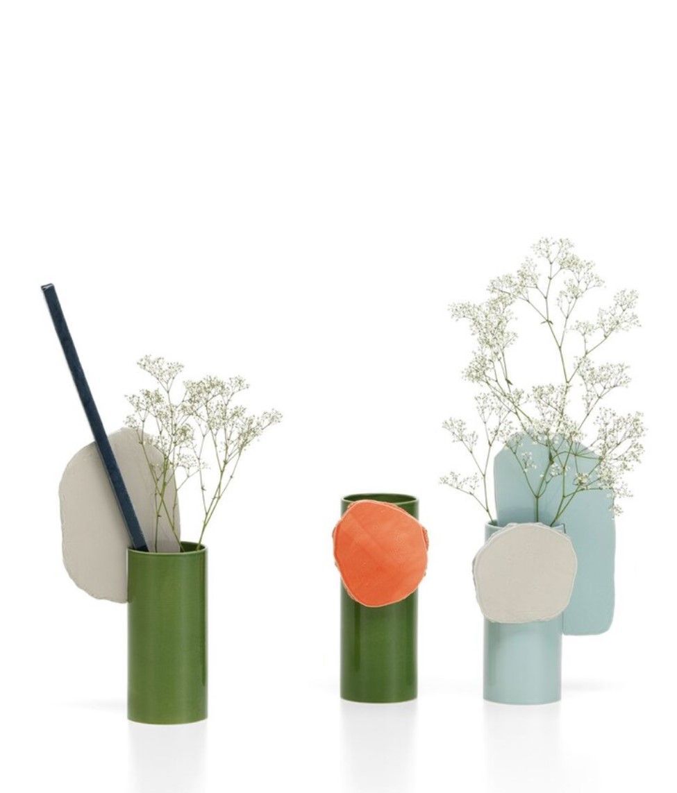 居家時尚花藝靈感「花器推薦#8」：Vitra “Découpage”綠色花瓶