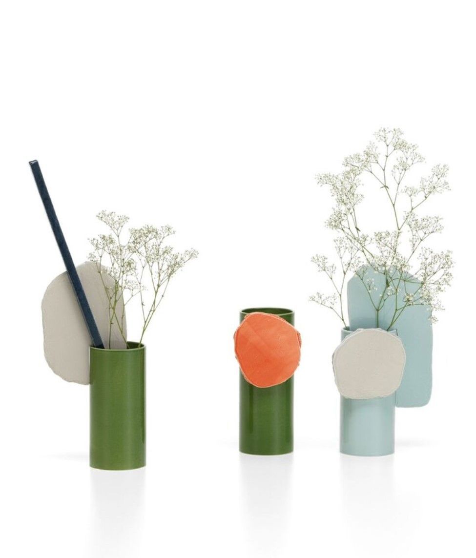 居家時尚花藝靈感「花器推薦#8」：Vitra “Découpage”綠色花瓶