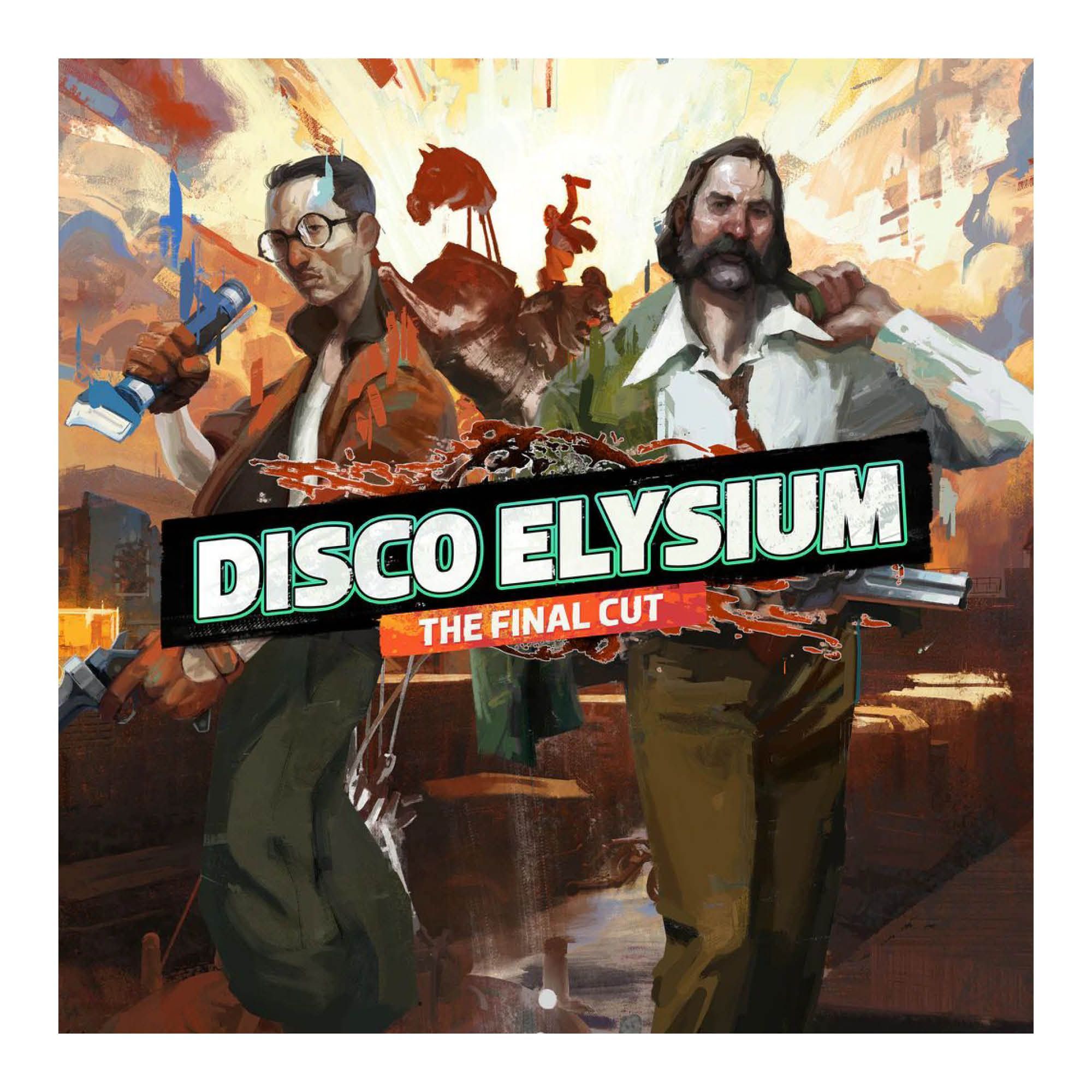 Диско элизиум гг. Disco Elysium - the Final Cut обложка. Disco Elysium ps4 диск. Disco Elysium Постер. Элизиум игра.