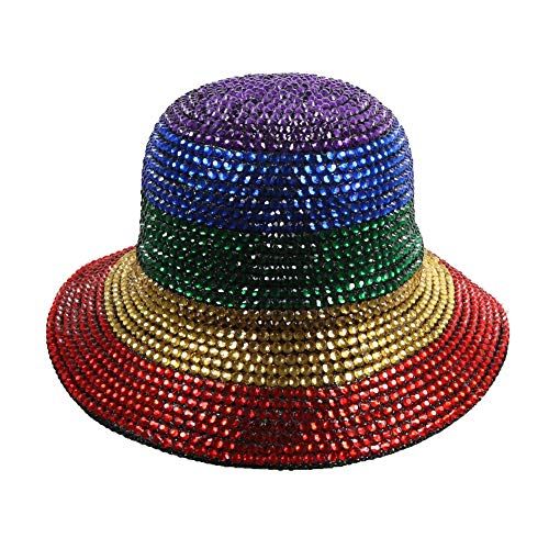 M&Co Girls Two Way Sequin Sun Hat