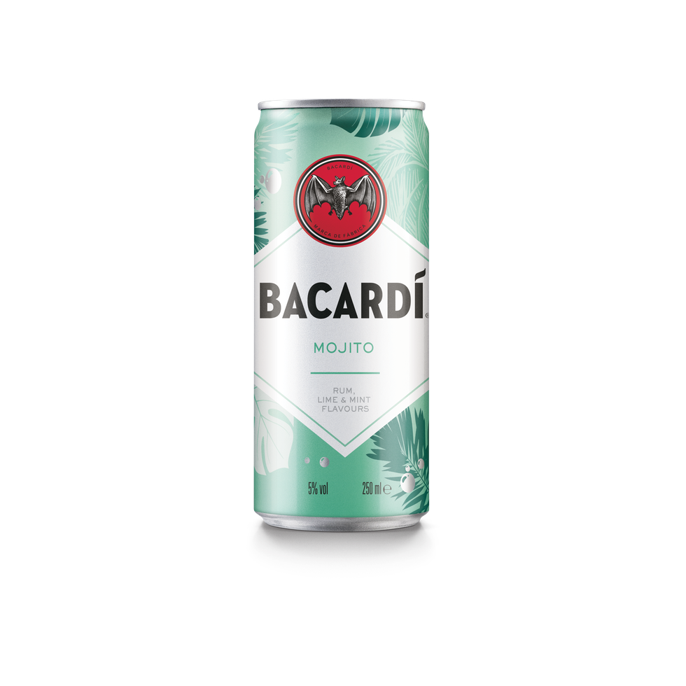 Bacardi Mojito, 5% ABV, 12 x 25cl