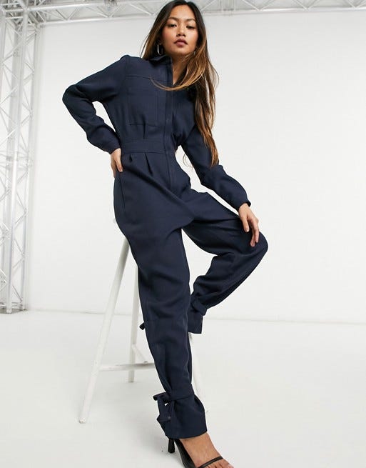 Button Front Jumpsuit, ASOS, £50