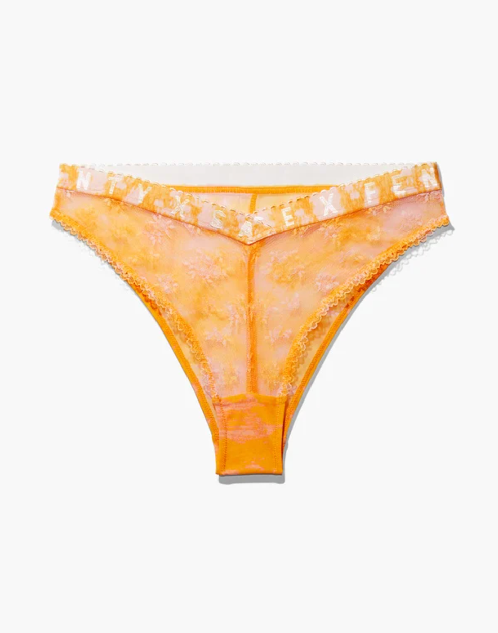 Watercolor Tie Dye Unlined Lace Strapless Bra in Orange