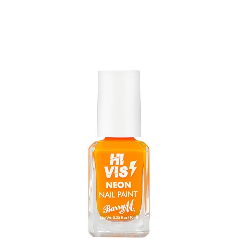 Barry M Cosmetics Hi Vis Nail Paint in Amber Warning