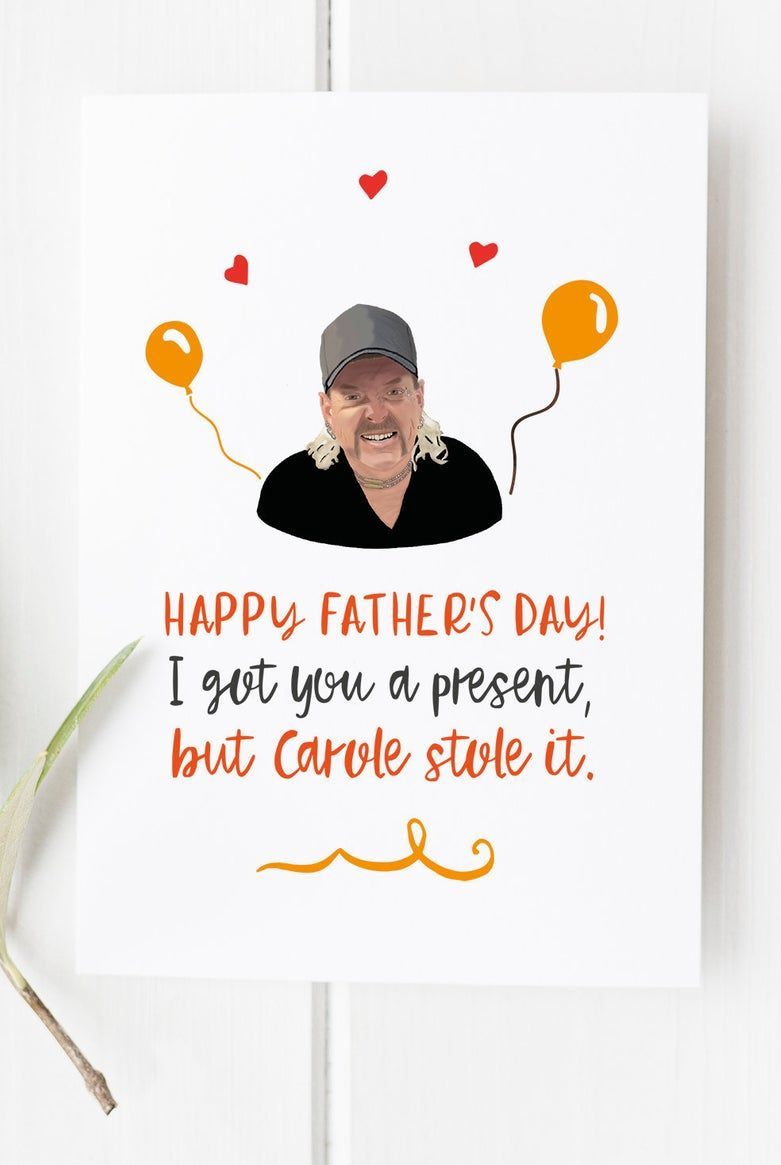 Father's Day Card Tiger King