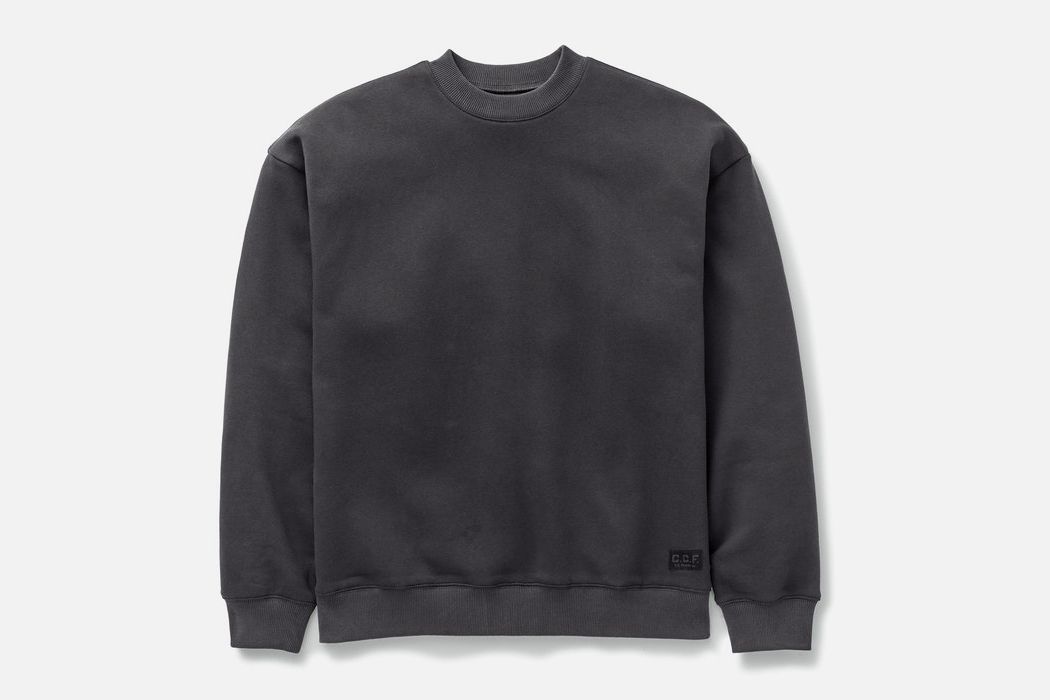 grey crew neck