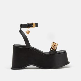 Medusa Chain Wedge Sandals