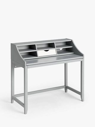 John Lewis & Partners Loft Desk, Grey/White