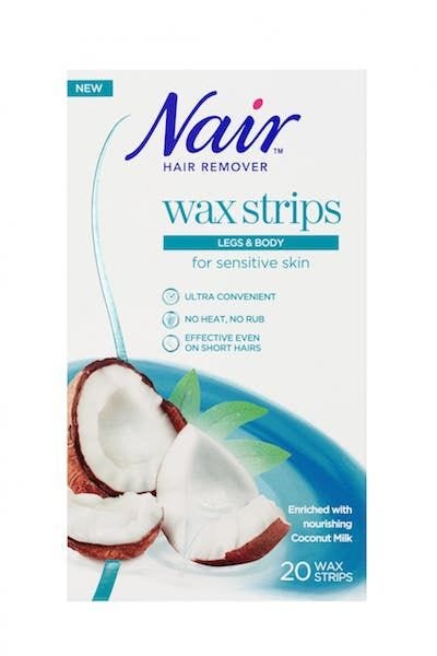 Nair Coconut Body Wax Strips 20