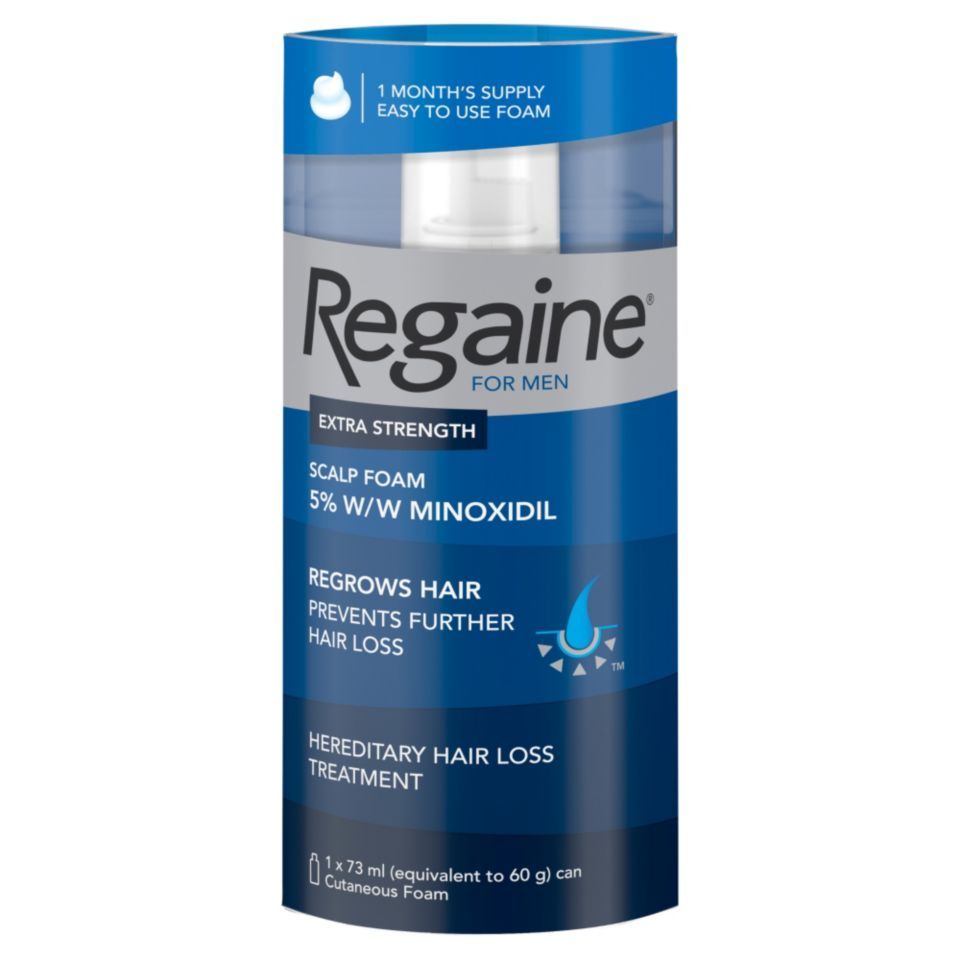 Regaine for Men Extra Strength Scalp Foam Cutaneous Foam - 1 months supply
