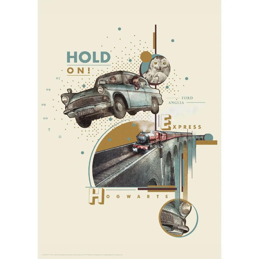 Harry Potter Premium Limited Edition Art Print : Weasly's Car