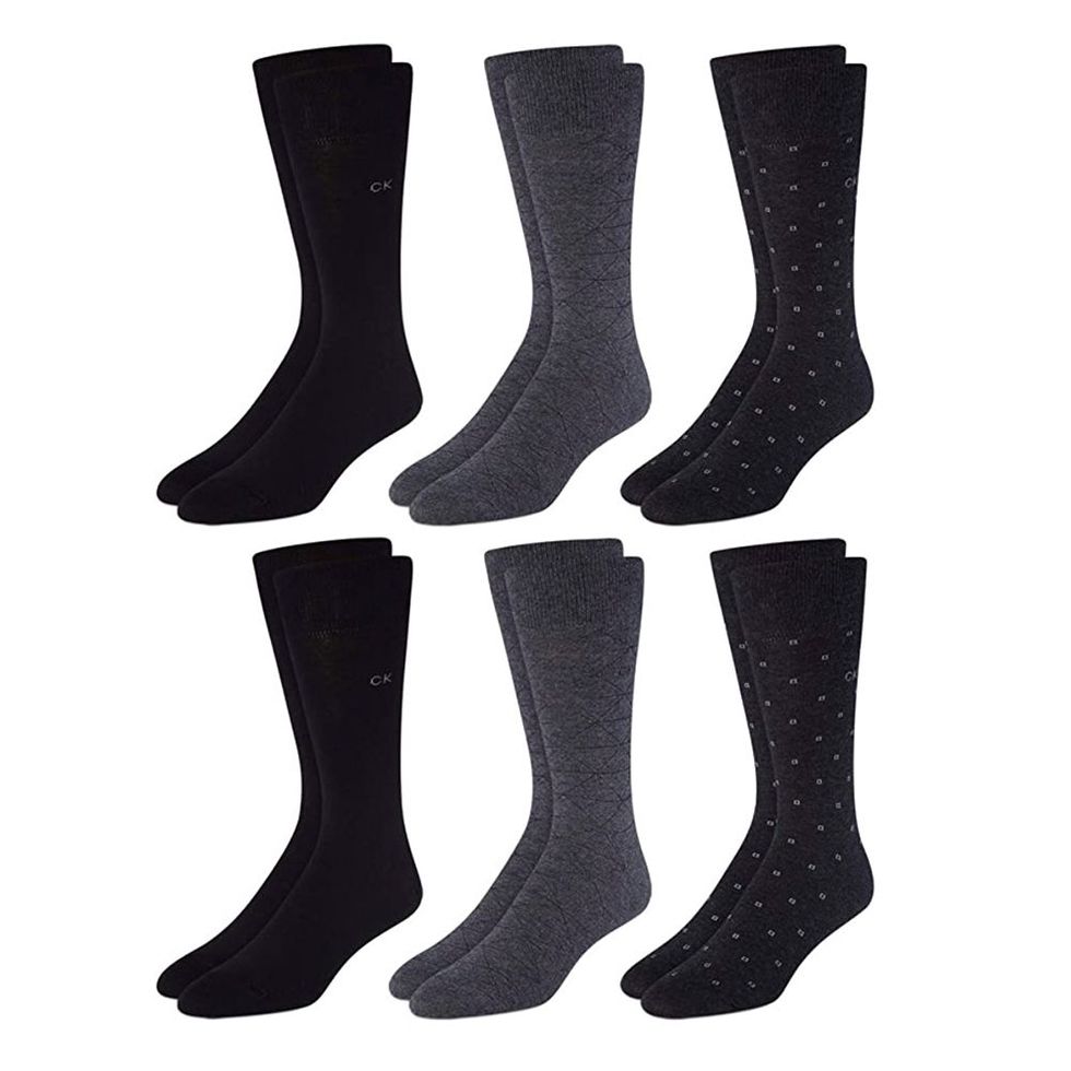 Mixed Pattern Dress Socks (6-Pack) 