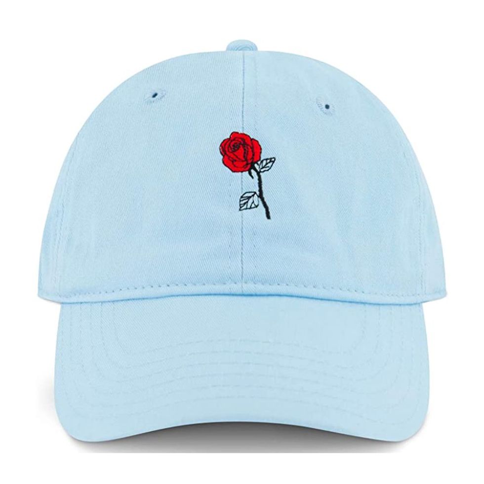 ‘Beauty and the Beast’ Belle Embroidered Rose Cap
