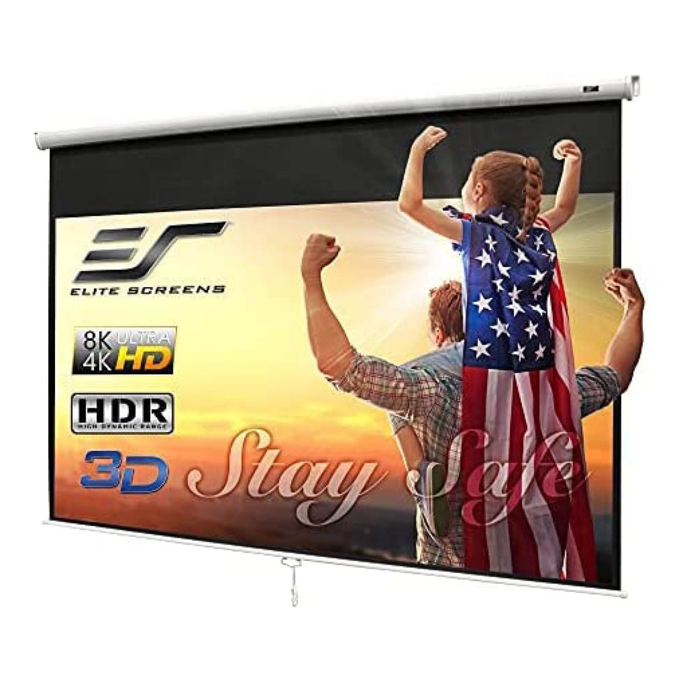 Pull-Down Projector Screen