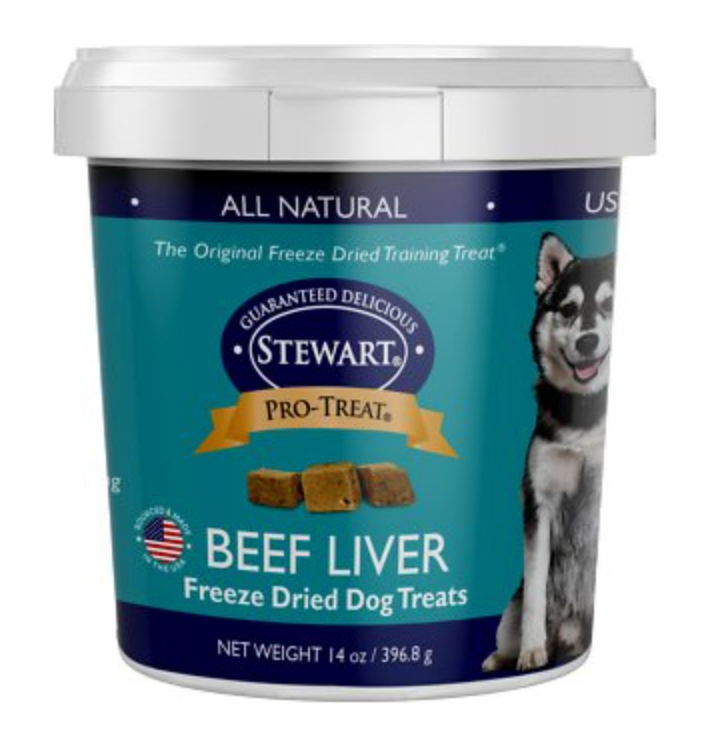 Stewart Pro-Treat Beef Liver Freeze-Dried Raw Dog Treats