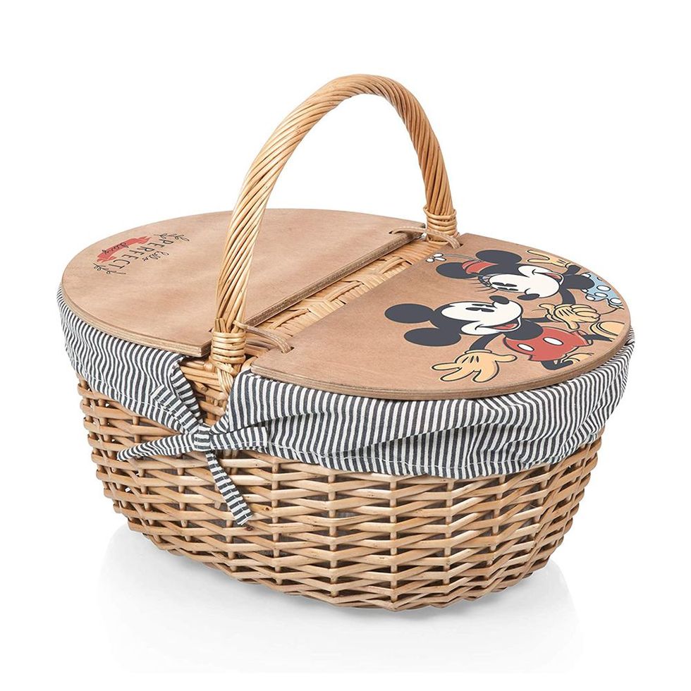 Mickey and Minnie Mouse Picnic Basket