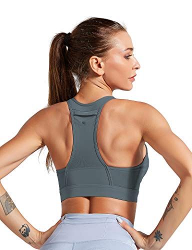 Sports bra with pocket in sale back