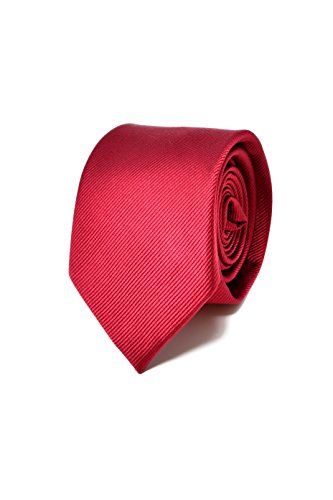 Cravatta uomo rosso di pura seta Cravatte uomo eleganti realizzata a mano di Pietro Baldini Cravatta rosso Cravatta uomo rosso 