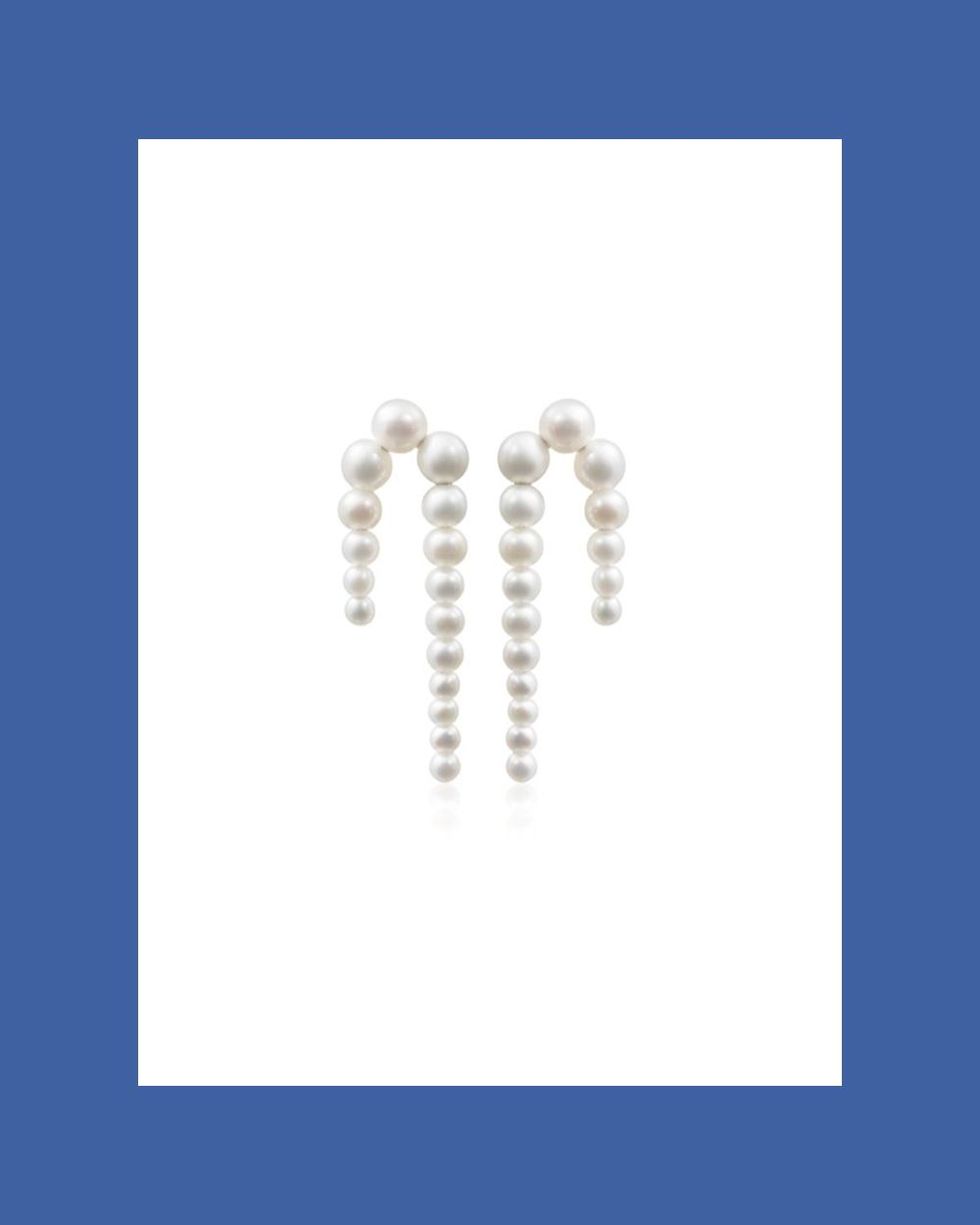 Petite Perle Nuit Earrings