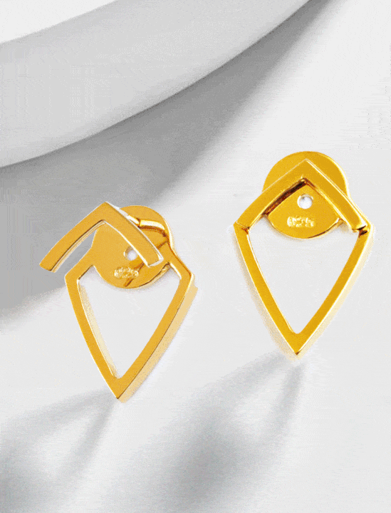 Trill 2-way 18k Gold Vermeil Earring Jackets