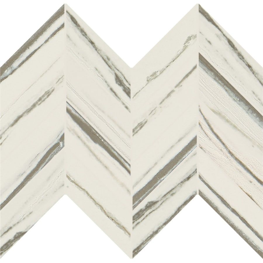 Vertuo Chevron Mosaic Floor and Wall Tile 