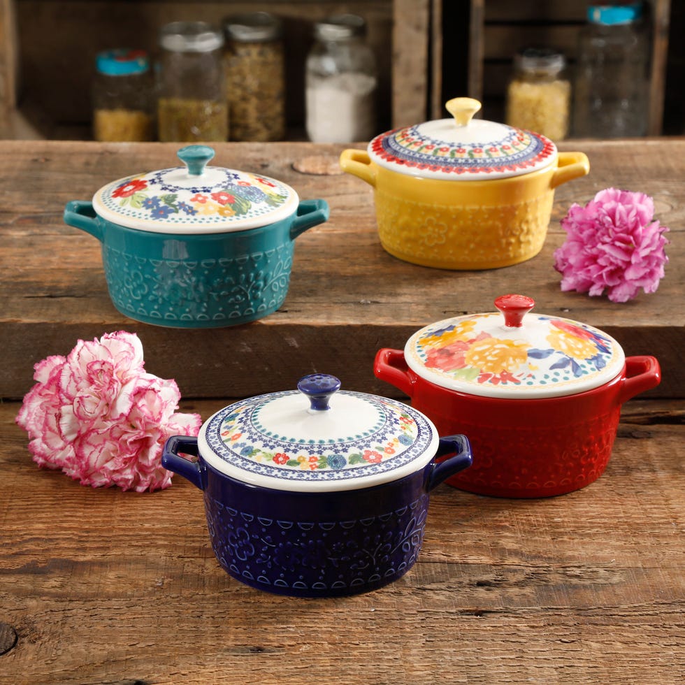 The Pioneer Woman Floral Mini Casserole Set