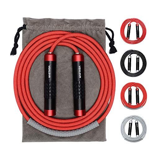 Everlast 11ft. Cable Jump Rope - Lightweight, Durable, Portable, Ideal for  All Fitness Levels, Adjustable, Cardio Tool, Excellent for Cross Overs