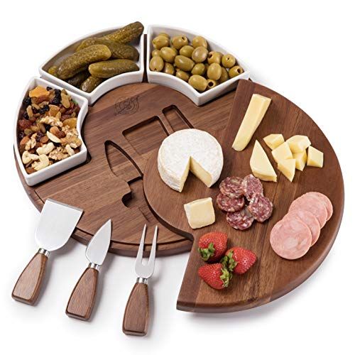 Upgraded Cheese Cutting Board Set