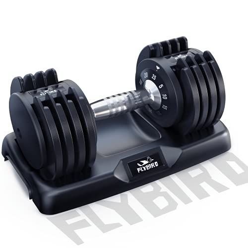22lb-88lb Dumbellsweights Set with Connecting Rod Non-Slip 3 in 1 Free Weights for Home Gym F4SPEED Weights Dumbbells Set 