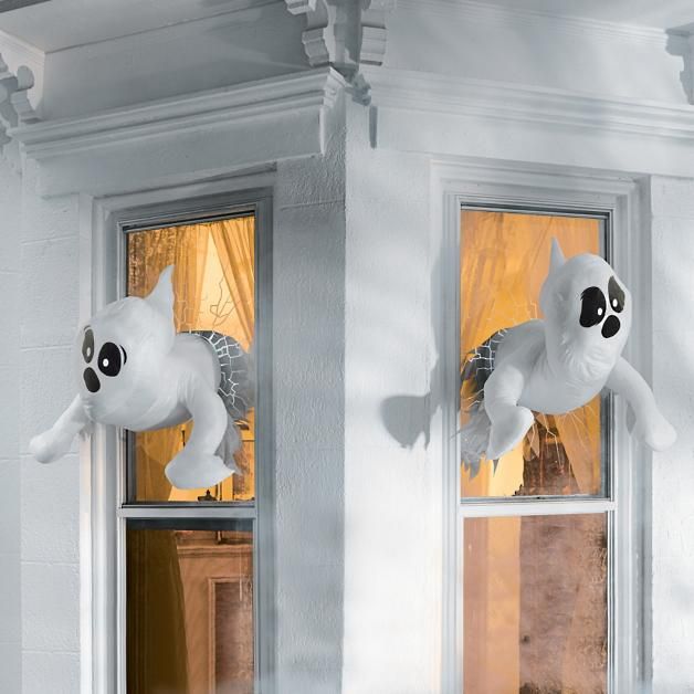 Expressive Window Crasher Ghosts 