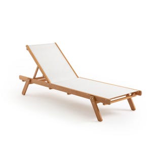 Aurette Eucalyptus & Fabric Sun Lounger (FSC)