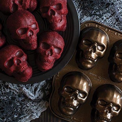 Webake Halloween Silicone Baking Skull Cake Pan