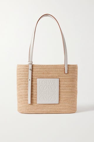 Woven Raffia Tote