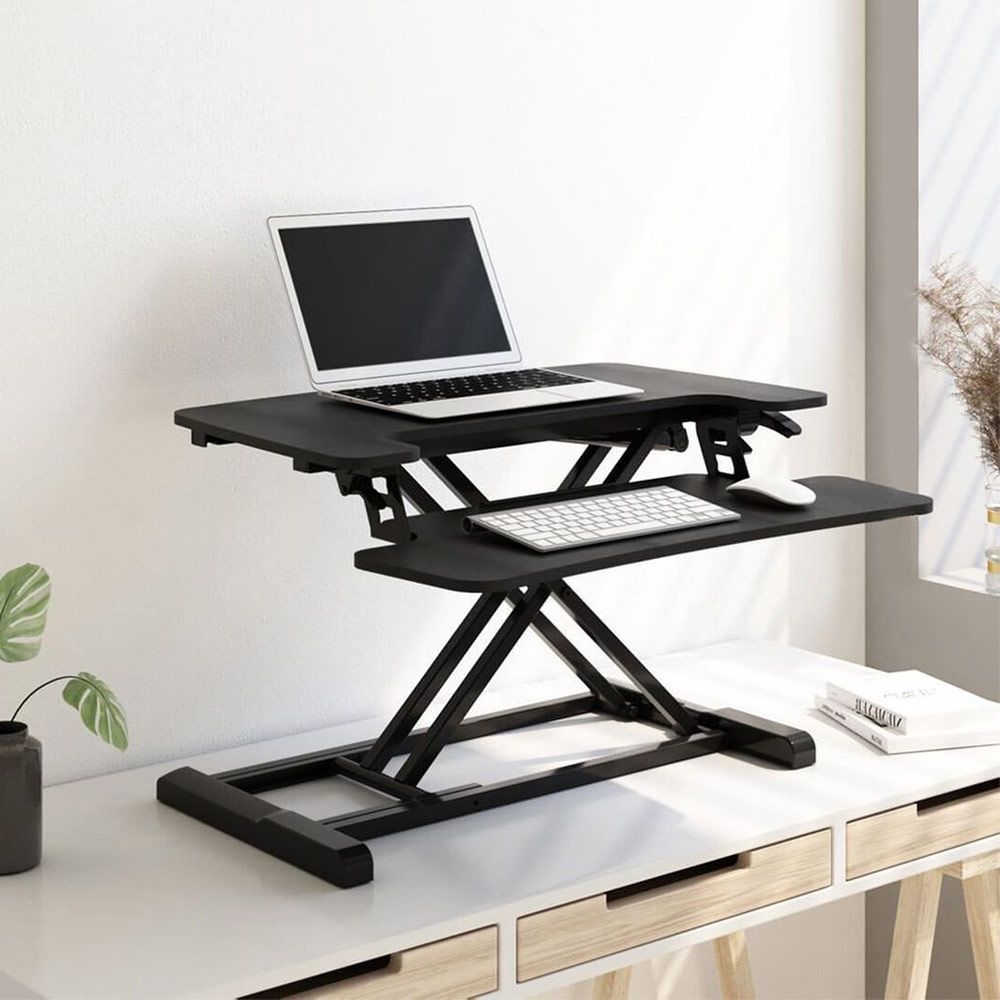 minimalist standing desk converter