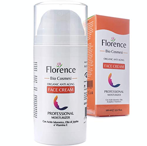 Bio Crema Hidratante facial con Ácido Hialurónico, Retinol y Vitamin C. 20+Mujer/Hombre
