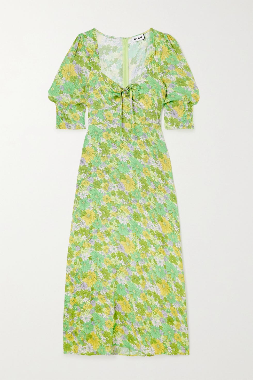 Naomi floral-print georgette midi dress