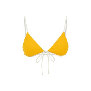 Buy Addison Rae's Yellow and Blue Summer Bikini