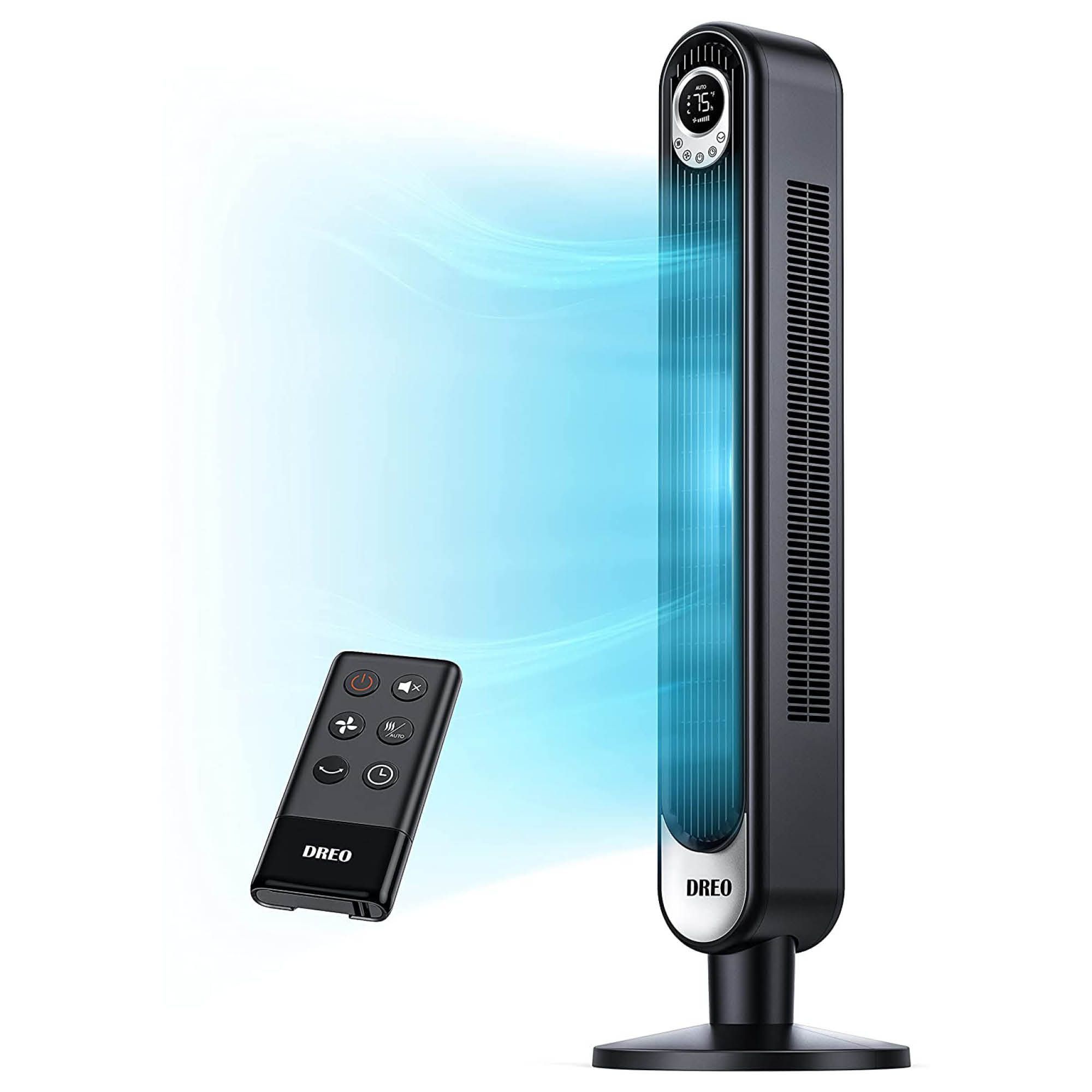 Bladeless Fans Cooling Silent Quiet Standing Tower Bladeless Fans For Bedroom Home Remote Control Led Digital Display Eight Speeds Energy Saving Cool And Refreshing Suitable For All Seasons Yellow 