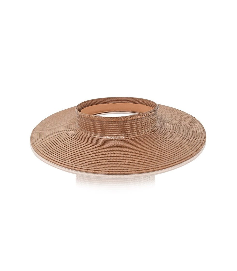 Gigi Burris Pat Visor in Burnt
