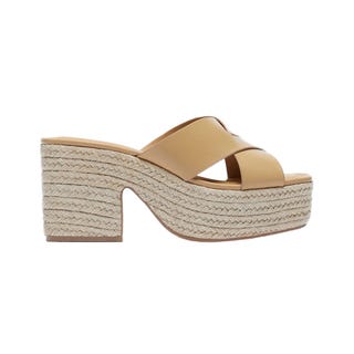 Leather wedge heel Leather wedge heel