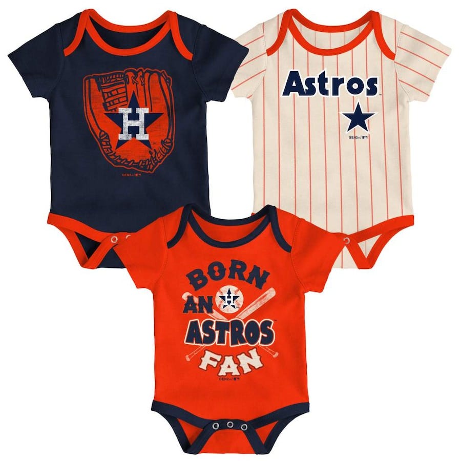 Girls Newborn & Infant Navy Houston Astros Play Your Best Bodysuit