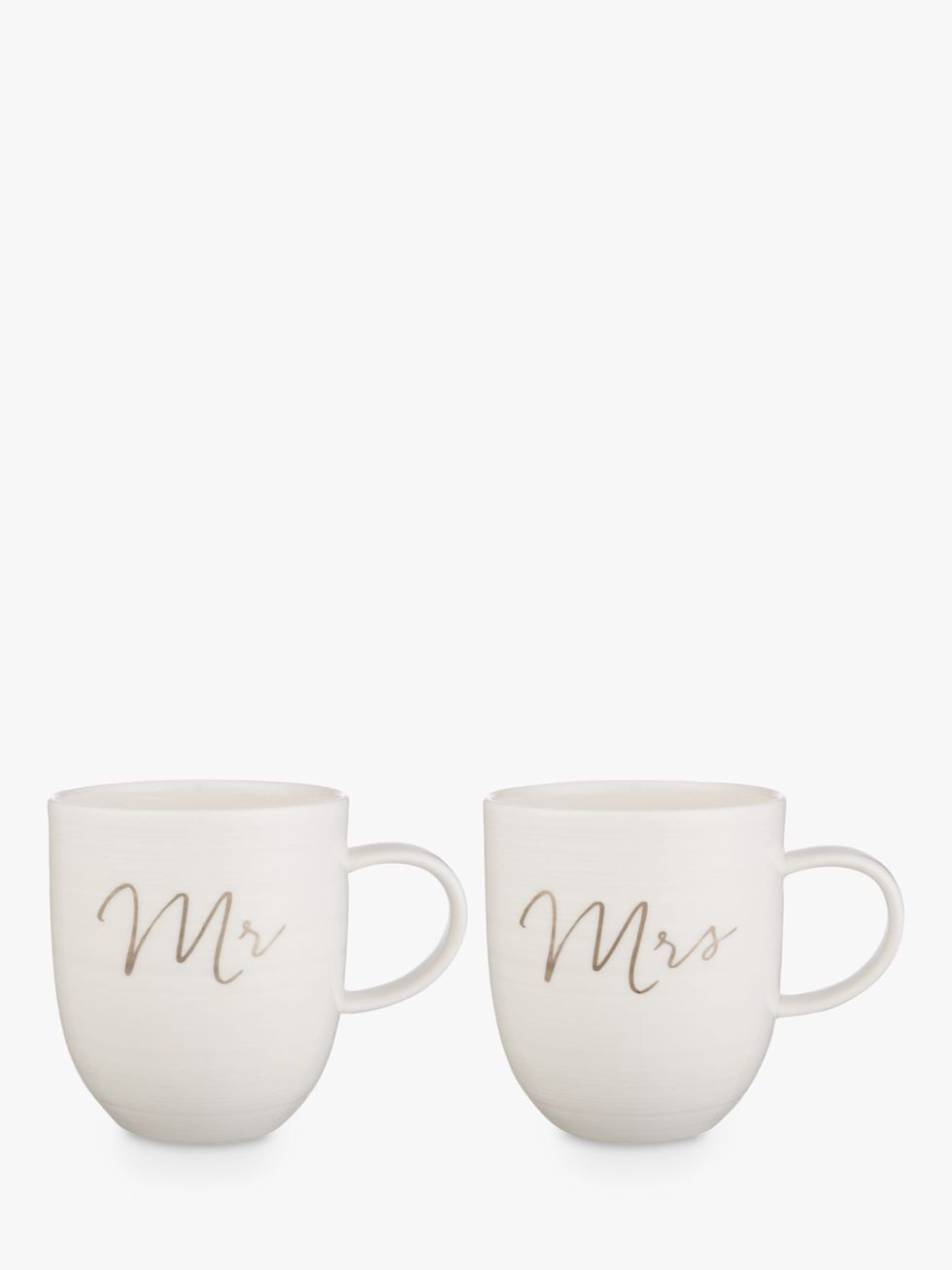 Mr & Mrs Mugs, Set of 2, Natural