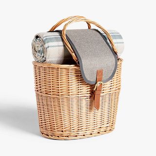 John Lewis Picnic Basket, Cooler Bag & Rug Set