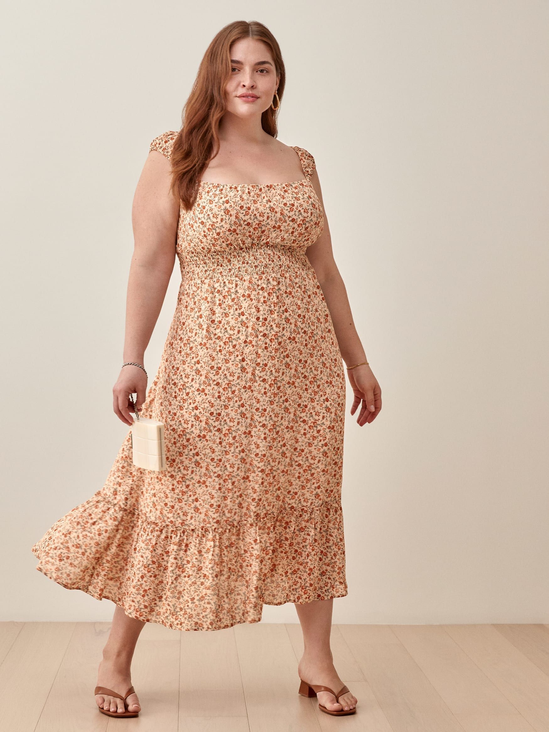 Plus size dress hot sale ideas for wedding guest