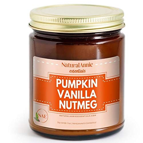 NaturalAnnie Essentials Pumpkin Vanilla & Nutmeg Soy Candle