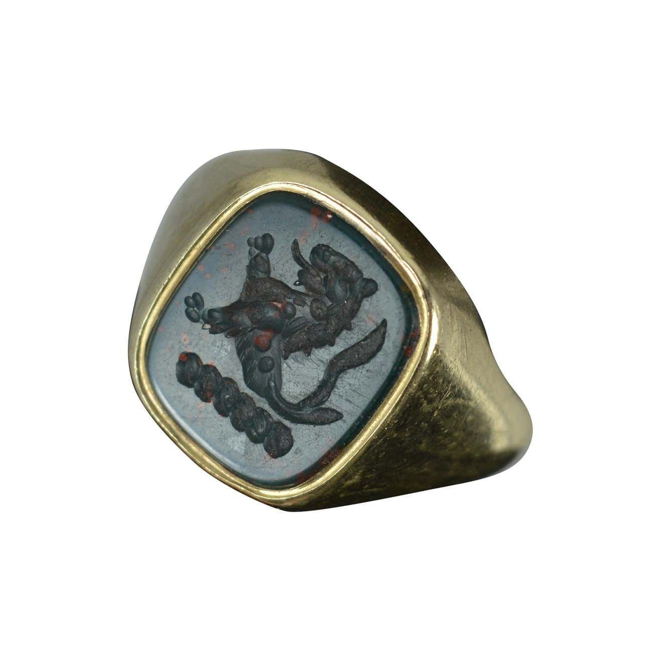 Roaring Lion Signet Ring | Sewit Sium