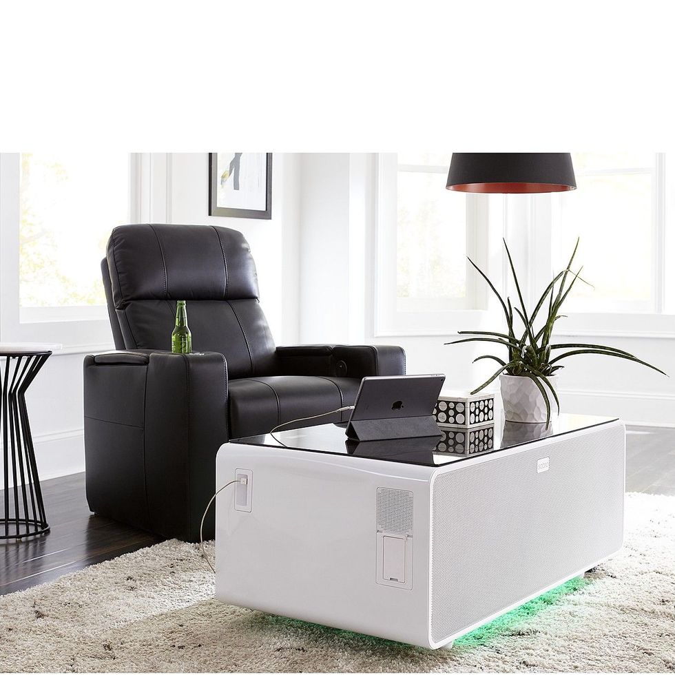 Smart Coffee Table with Refrigerated Drawer