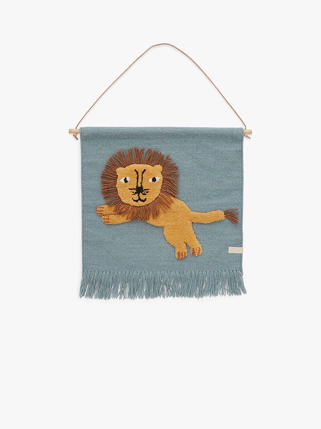 Jumping Lion Wall Hanging Decoration, John Lewis, £42