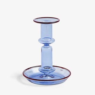 Flare borosilicate glass candleholder